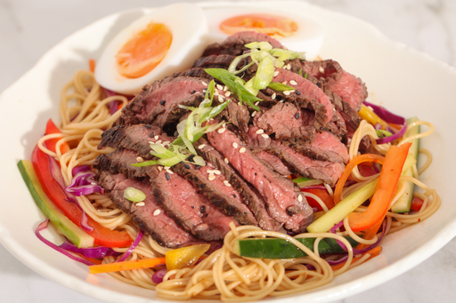 Grass-fed Rump & Somen Noodle Salad